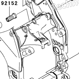 2005 Kawasaki NINJA ZX-10R (ZX1000-C2) Engine Mount | Babbitts
