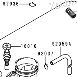 1996 Kawasaki KDX200 (KDX200-H2) Carburetor | Babbitts Kawasaki