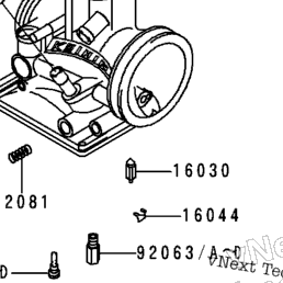 1996 Kawasaki KDX200 (KDX200-H2) Carburetor | Babbitts Kawasaki