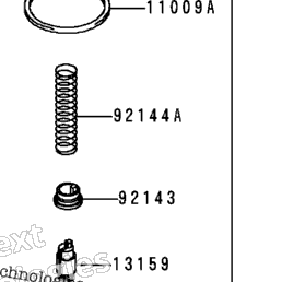 1997 Kawasaki KDX200 (KDX200-H3) Carburetor | Babbitts Kawasaki