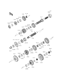 2014 Kawasaki NINJA ZX-14R (ZX1400EEFA) Transmission | Babbitts
