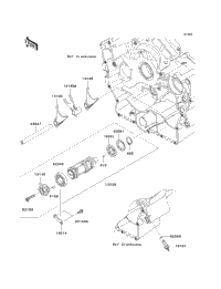 2011 Kawasaki VULCAN 900 CUSTOM (VN900CBF) Gear Change Drum