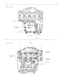 2019 Kawasaki Ninja H2 SX SE+ (ZX1002DKF) Crankcase Bolt Pattern