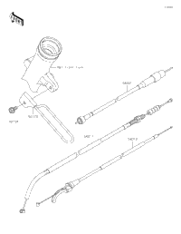 2018 Kawasaki W175/W175 SE (BJ175AJFA) Cables | Babbitts Kawasaki