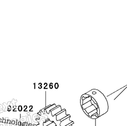 2002 Kawasaki NINJA ZX-6R (ZX600-J3) Transmission | Babbitts