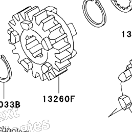 2002 Kawasaki NINJA ZX-6R (ZX600-J3) Transmission | Babbitts
