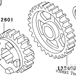 2002 Kawasaki NINJA ZX-6R (ZX600-J3) Transmission | Babbitts