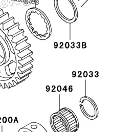 2002 Kawasaki NINJA ZX-6R (ZX600-J3) Transmission | Babbitts