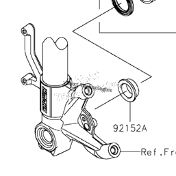 2024 Kawasaki Ninja ZX-6R (US) (ZX636KRFAL) Front Wheel | Babbitts