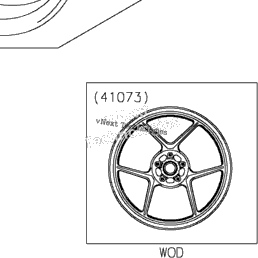 2024 Kawasaki Ninja ZX-6R (US) (ZX636KRFAL) Front Wheel | Babbitts
