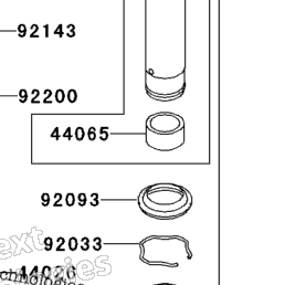 2004 Kawasaki VULCAN 500 LTD (EN500-C9) Front Fork | Babbitts