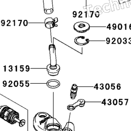 2006 Kawasaki NINJA ZX-14 (ZX1400A6F) Clutch Master Cylinder