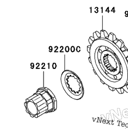 2009 Kawasaki NINJA ZX-6R (ZX600R9FA) Transmission | Babbitts