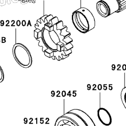 2009 Kawasaki NINJA ZX-6R (ZX600R9FA) Transmission | Babbitts