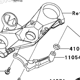 2008 Kawasaki NINJA ZX-10R (ZX1000E8F) Steering Damper | Babbitts