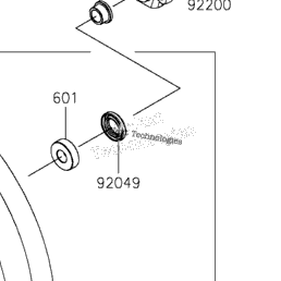 2024 Kawasaki Ninja 500 (EX500GRFNN) Front Wheel | Babbitts