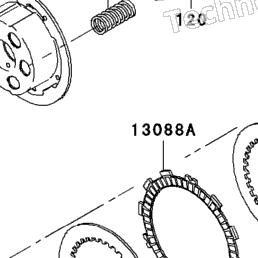 2008 Kawasaki NINJA ZX-10R (ZX1000E8F) Clutch | Babbitts Kawasaki