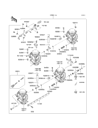 2003 Kawasaki ZZR600 (ZX600-E11) Carburetor | Babbitts Kawasaki