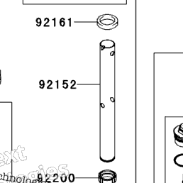 2008 Kawasaki NINJA ZX-6R (ZX600P8F) Front Fork | Babbitts