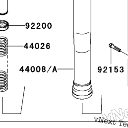 2008 Kawasaki NINJA ZX-6R (ZX600P8F) Front Fork | Babbitts