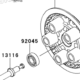 2008 Kawasaki NINJA 650R (EX650A8F) Clutch | Babbitts Kawasaki