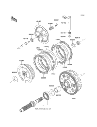 2007 Kawasaki NINJA 650R (EX650A7F) Clutch | Babbitts Kawasaki