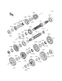 有飛　1204545 2016 Kawasaki NINJA ZX-10R (ZX1000RGFA) Transmission | Babbitts