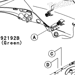 2011 Kawasaki NINJA ZX-10R (ZX1000JBF) Fuel Evaporative System (Ca
