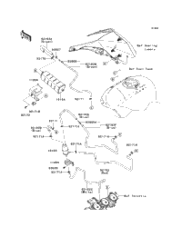 2011 Kawasaki NINJA ZX-10R (ZX1000JBF) Fuel Evaporative System (Ca