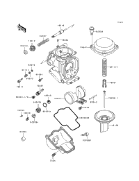 1994 Kawasaki NINJA ZX-7 (ZX750-L2) Carburetor Parts