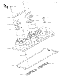 2023 Kawasaki Ninja ZX-4RR (ZX400SPFNL) Cylinder Head Cover