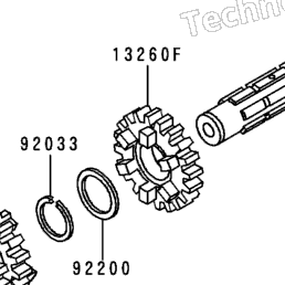 kenyu様 オーダーページ 1996 Kawasaki BAYOU 400 4X4 (KLF400-B4) Transmission | Babbitts