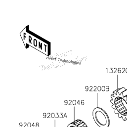 2022 Kawasaki Ninja ZX-6R (US) (ZX636HNFAL) Transmission | Online