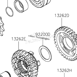 2021 Kawasaki Ninja ZX-6R (US) (ZX636HMFNL) Transmission
