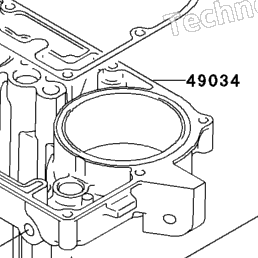 1995 Kawasaki NINJA ZX-11 (ZX1100-D3) Breather Cover/Oil Pan