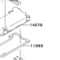 1995 Kawasaki NINJA ZX-11 (ZX1100-D3) Breather Cover/Oil Pan