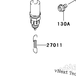 2007 Kawasaki NINJA 250R (EX250F7F) Ignition Switch/Locks