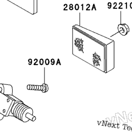 2007 Kawasaki NINJA 250R (EX250F7F) Ignition Switch/Locks