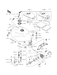 1995 Kawasaki NINJA ZX-7 (ZX750-L3) Fuel Tank (Zx750-L3