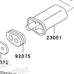 1997 Kawasaki NINJA ZX-7R (ZX750-P2) Turn Signals | Babbitts