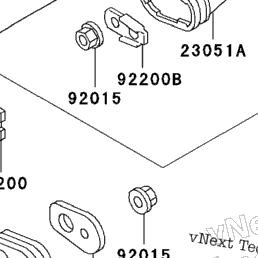 1997 Kawasaki NINJA ZX-7R (ZX750-P2) Turn Signals | Babbitts