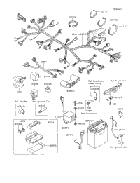1991 Kawasaki NINJA 600R (ZX600-C4) Chassis Electrical