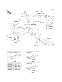 2002 Kawasaki ZZR600 (ZX600-E10) Side Covers/Chain Cover