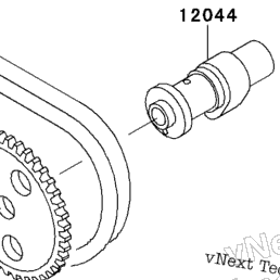 1998 Kawasaki MOJAVE 250 (KSF250-A12) Camshaft(S)/Tensioner