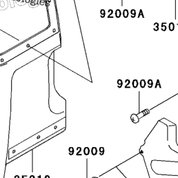 1998 Kawasaki PRAIRIE 400 4X4 (KVF400-A2) Front Fender(S