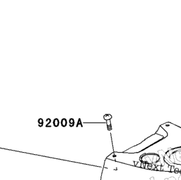 1998 Kawasaki PRAIRIE 400 4X4 (KVF400-A2) Front Fender(S