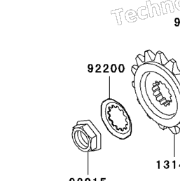 1997 Kawasaki NINJA ZX-11 (ZX1100-D5) Transmission | Babbitts