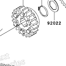 1997 Kawasaki NINJA ZX-11 (ZX1100-D5) Transmission | Babbitts