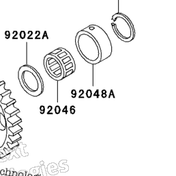 1997 Kawasaki NINJA ZX-11 (ZX1100-D5) Transmission | Babbitts