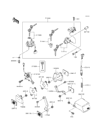 k89xk622☆彡 ページ 1996 Kawasaki NINJA ZX-6R (ZX600-F2) Ignition Switch/Locks